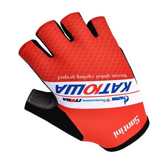 2014 Katusha Guante de Bicicletas